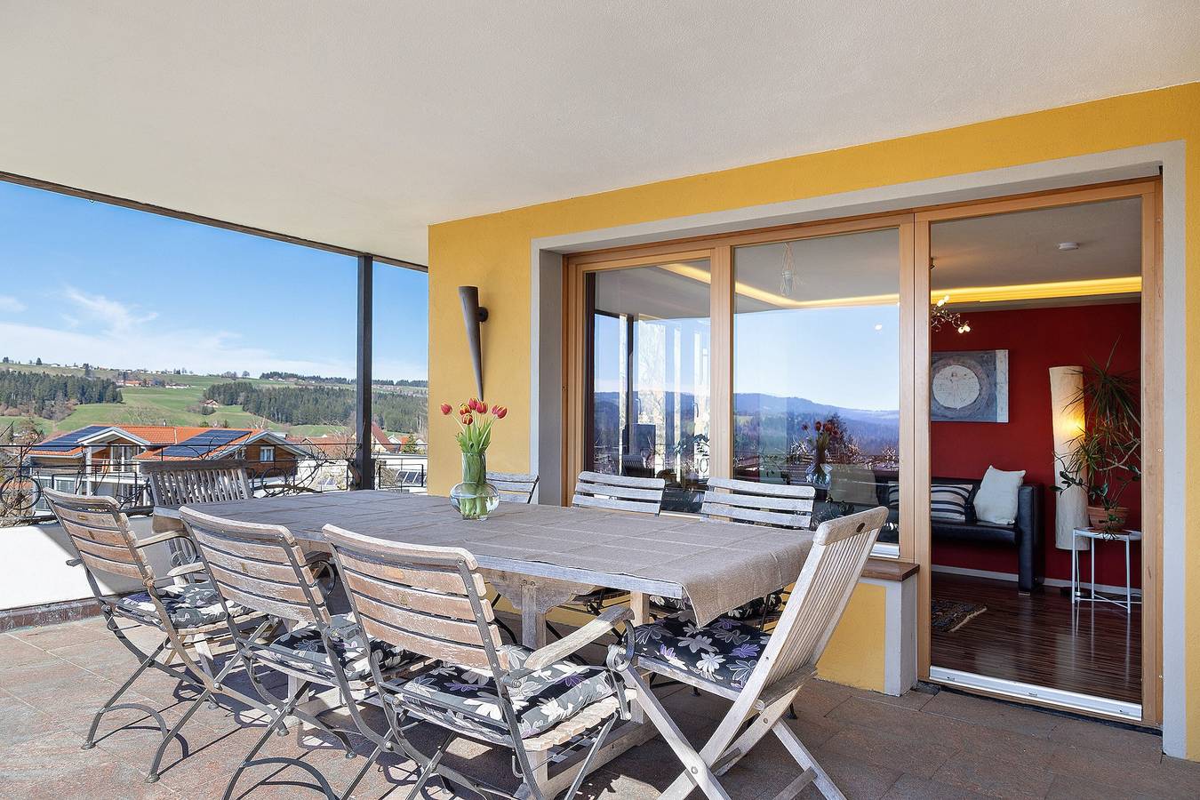 Ganze Wohnung, Ferienwohnung 'Lichtblick' mit Bergblick, Balkon und Wlan in Weiler-Simmerberg, Bayerisch Schwaben