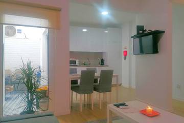 Gîte pour 3 personnes, avec terrasse dans Alcochete