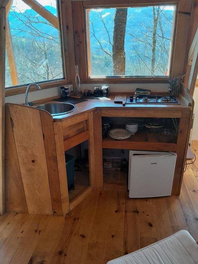 Camping pour 3 personnes, avec vue et jardin
