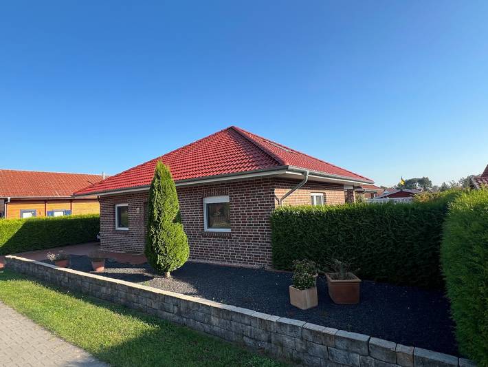 Ferienhaus für 4 Personen, mit Terrasse und Garten sowie Sauna