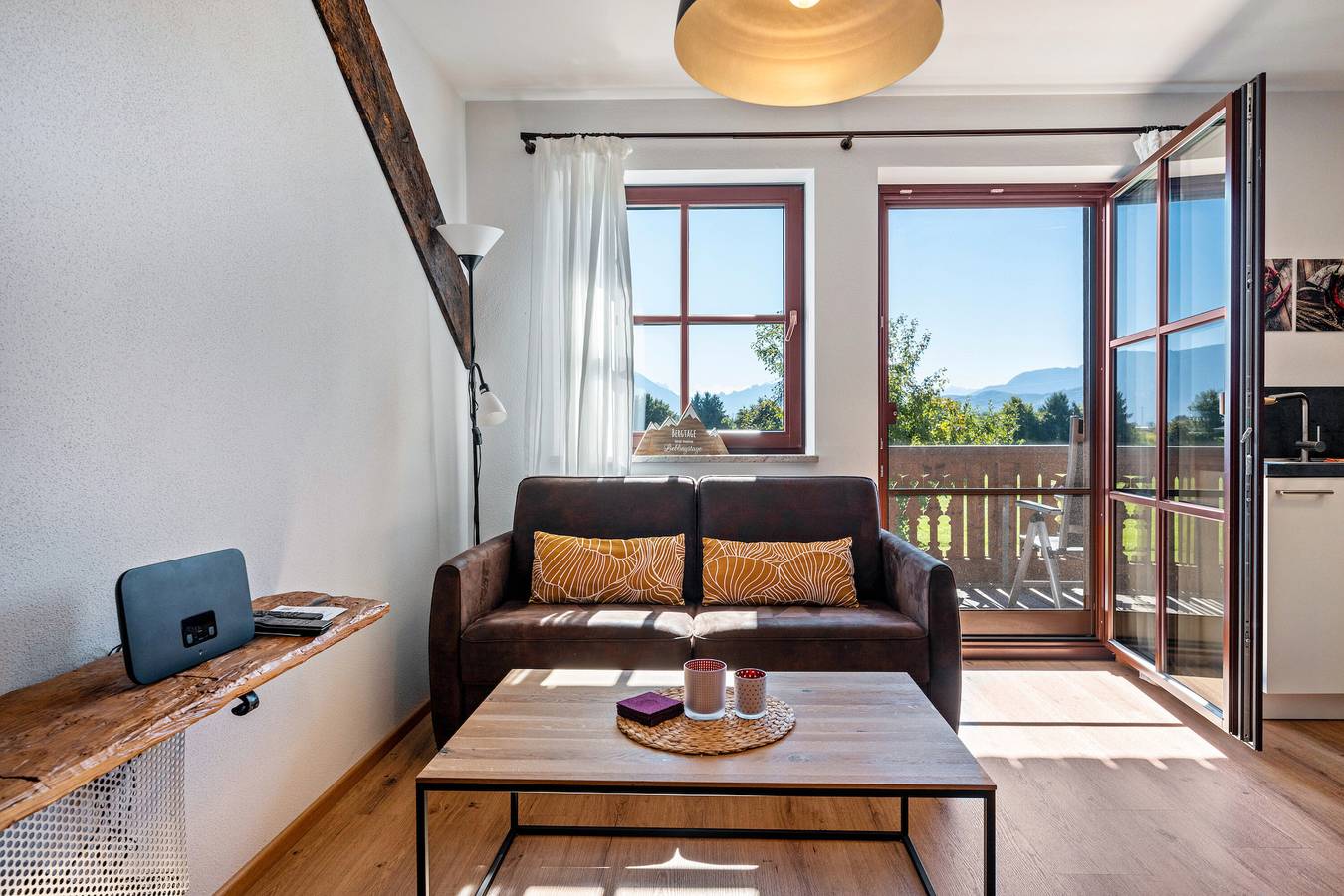 Ganze Wohnung, Ferienwohnung 'Untersbergblick' mit Bergblick, Balkon und Wi-Fi in Freilassing, Rupertiwinkel