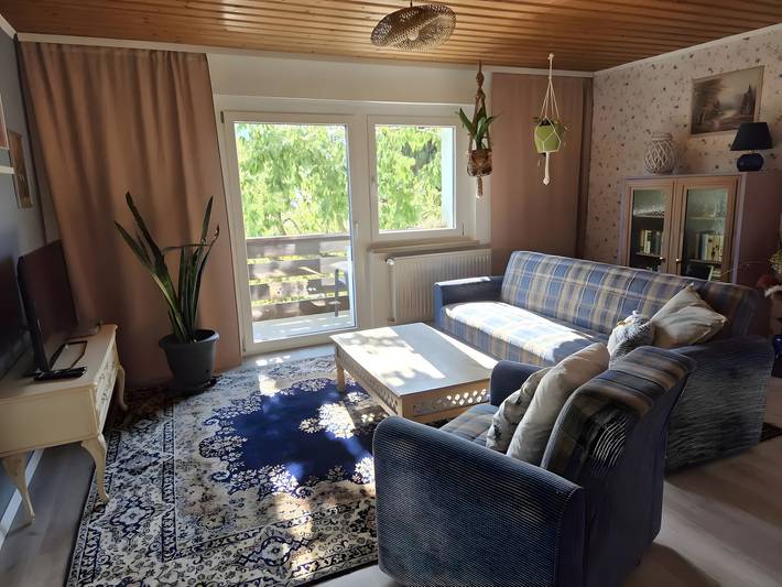 Appartement entier, Appartement 'Waldbach' dans la maison Regenhäusl avec vue sur la montagne, terrasse commune et Wi-Fi in Arrach, Bavière Orientale