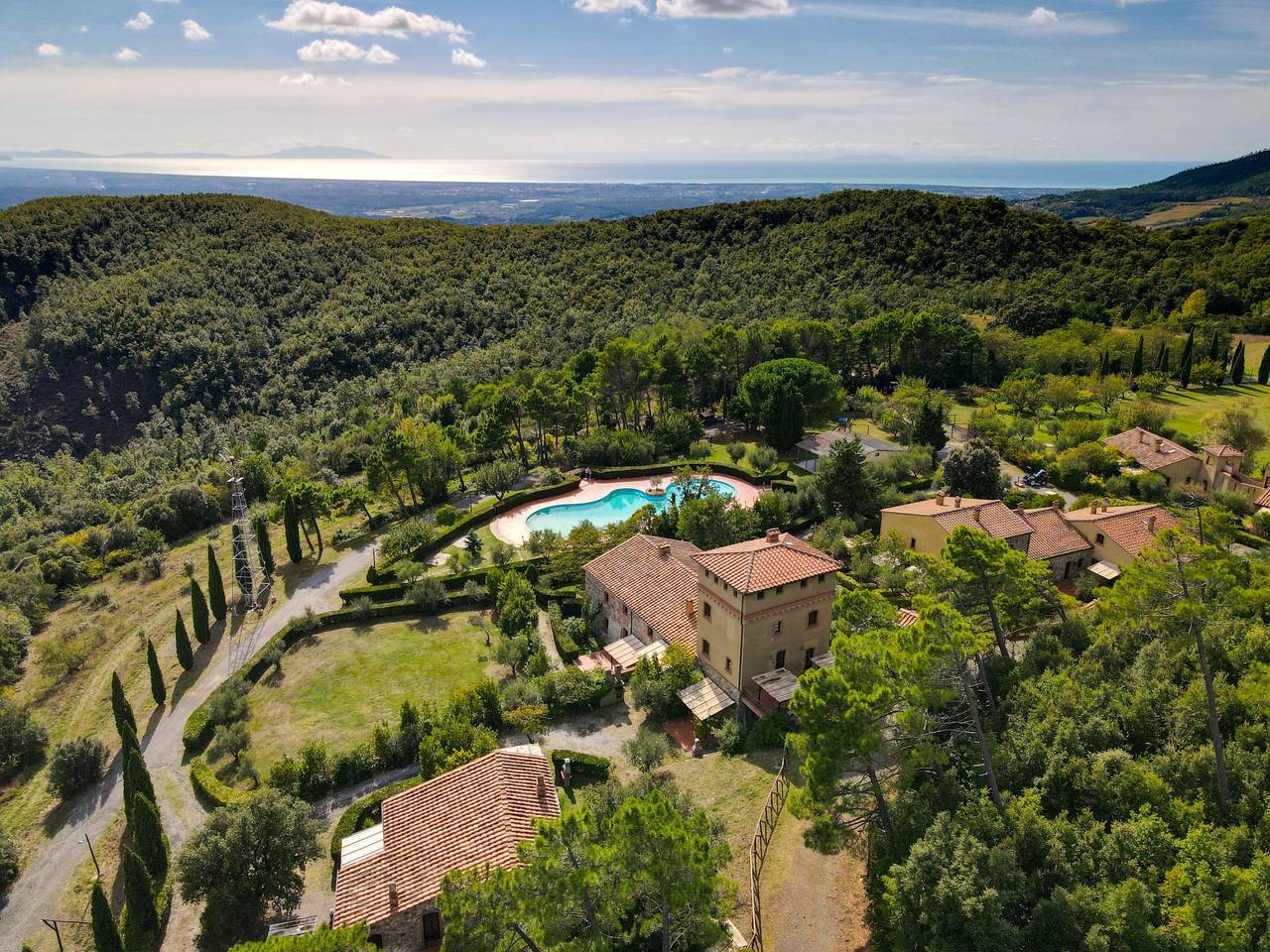 Geheel appartement, Lince in Riparbella, Etruskische kust