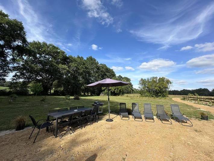 La grange Landaise in Laglorieuse, Landes