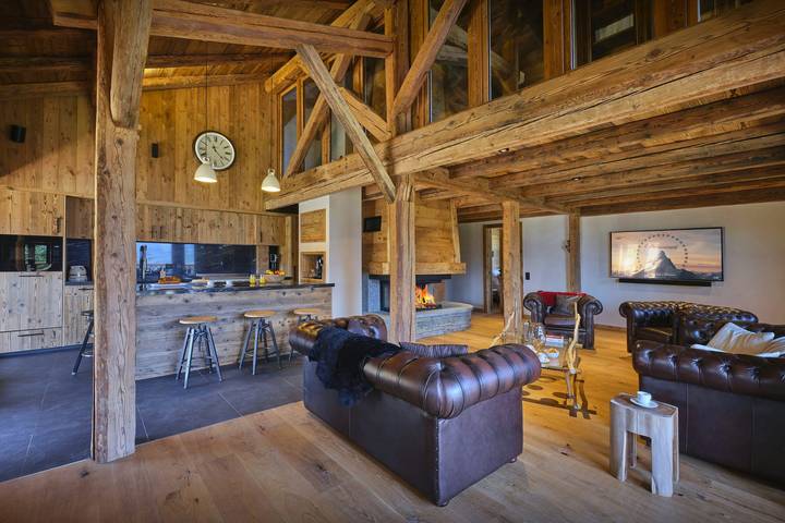 Gîte pour 11 personnes, avec sauna et jacuzzi à Cordon