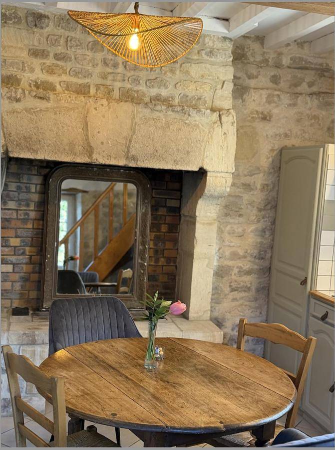 Maison 2 chambres avec espace extérieur privé et petit-déjeuner en supplément - fait-maison et produits locaux in Vierville-sur-Mer, Bayeux und Umgebung