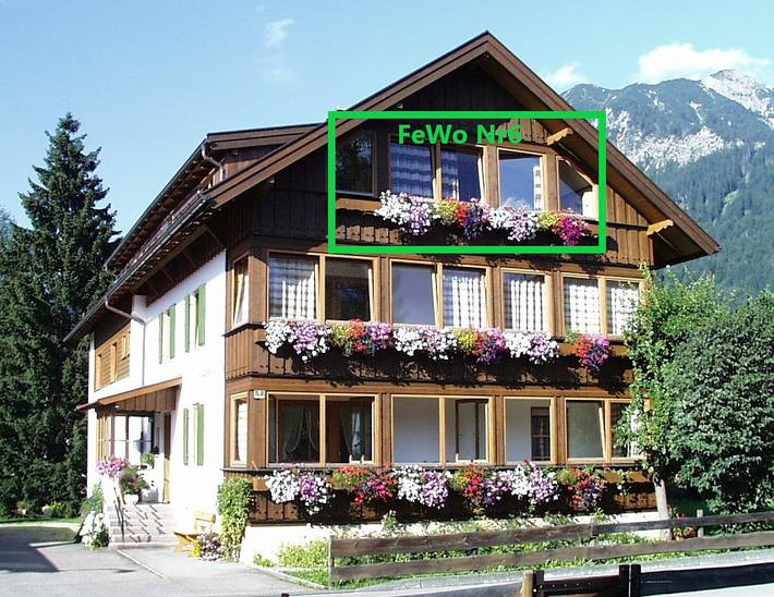 Ferienwohnung für 4 Personen, mit Balkon und Ausblick in Oberstdorf