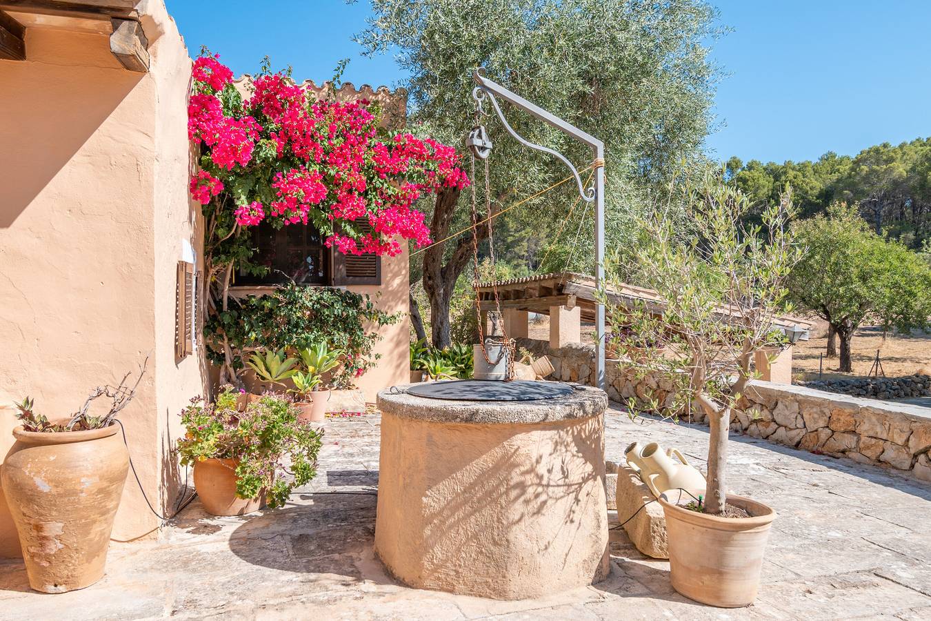 Casa de vacaciones 'Son Pinet' con vistas a la montaña, piscina privada y Wi-Fi in Santa María del Camino, Interior de Mallorca