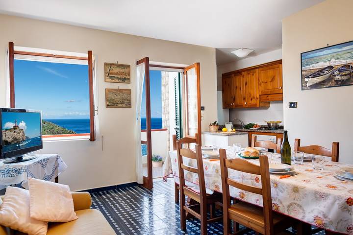 Casa Rural para 6 personas con terraza in Nerano, Massa Lubrense