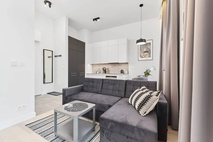 Studio für 2 Personen, mit Balkon/Terrasse, kinderfreundlich in Breslau