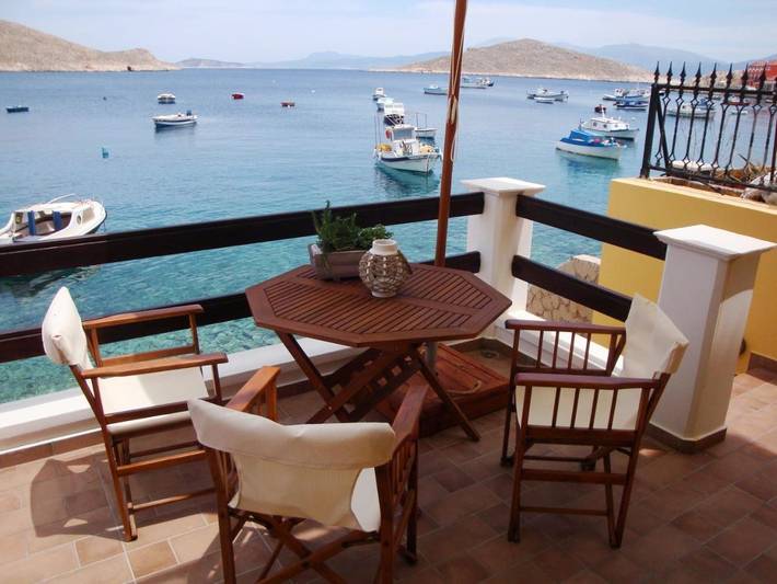 Ferienhaus für 3 Personen, mit Balkon und Whirlpool sowie Ausblick auf Chalki