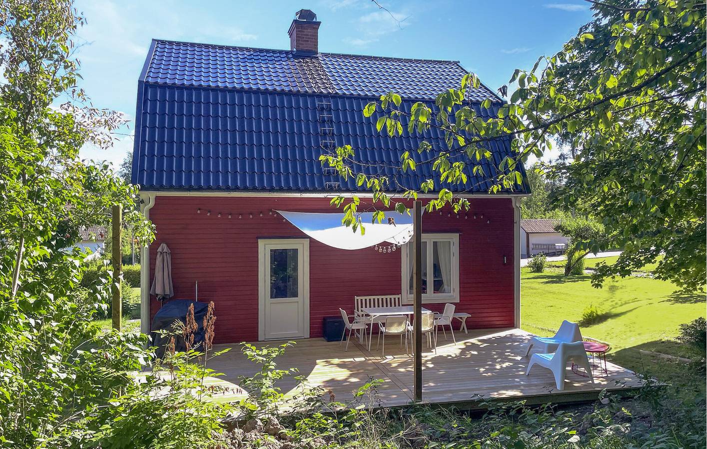 Ferienhaus für 4 Personen mit Terrasse in Västervik und Umgebung