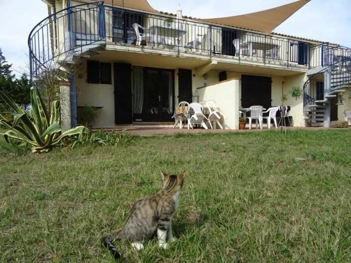 Gîte pour 4 personnes, avec vue ainsi que jardin et piscine, animaux acceptés dans la Tamarissière - 2