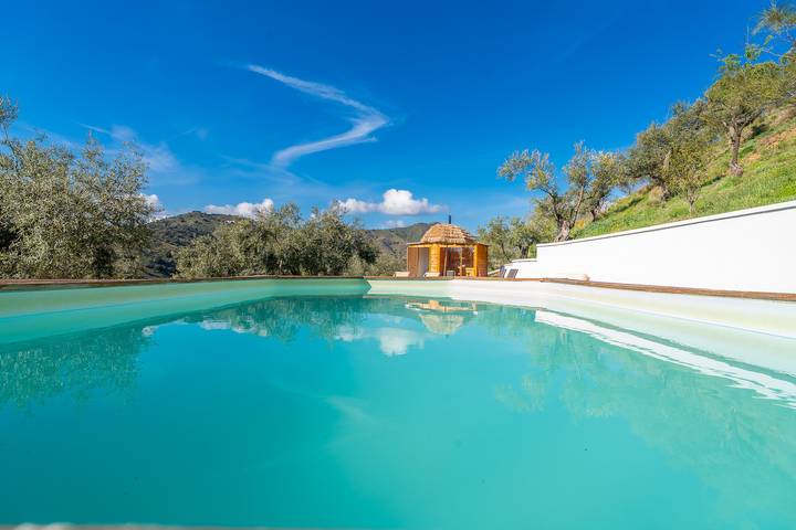 Finca für 10 Personen, mit Meerblick und Terrasse sowie Garten und Sauna in Malaga - 3