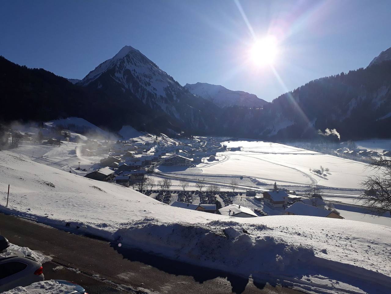 Ganze Ferienwohnung, Moosbrugger Erna - Haus Erna - Wohnung Dorfblick in Schoppernau, Bregenzerwald