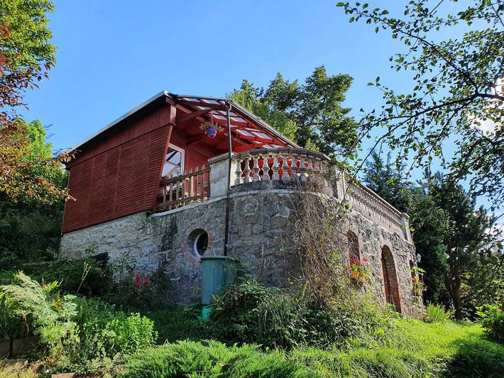Hütte für 2 Personen, mit Terrasse und Garten sowie Ausblick im Harz