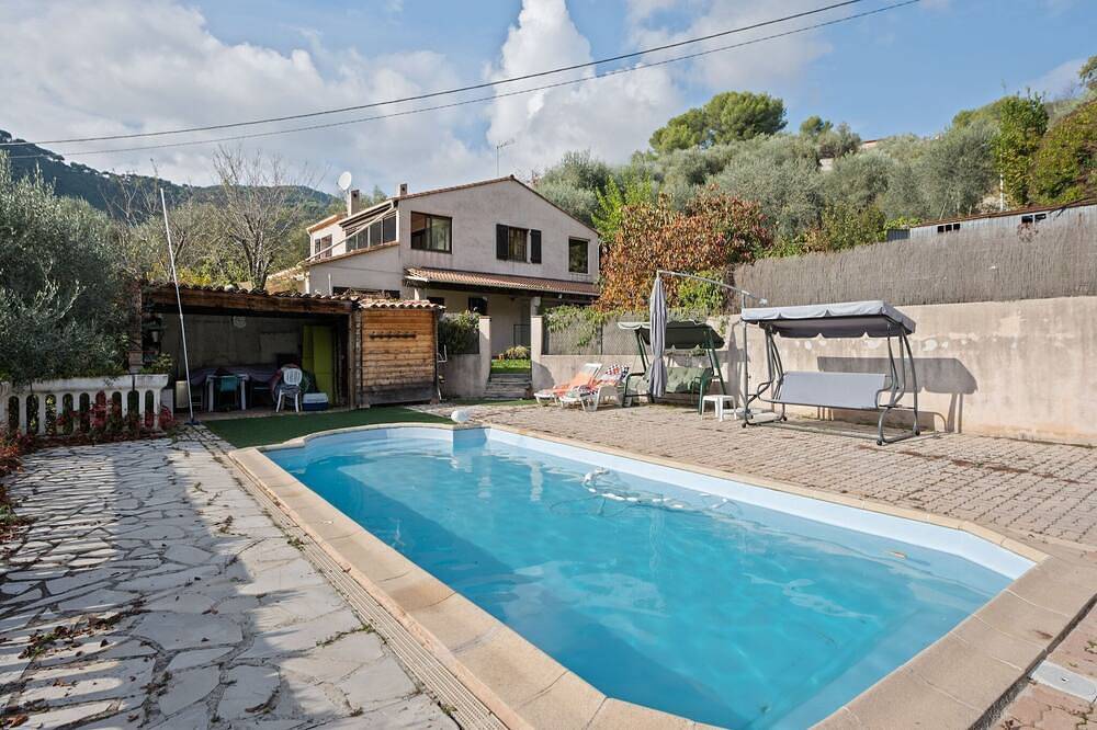 Apartamento entero, Casa tranquila en Drap con piscina in Drap, Nizza Region