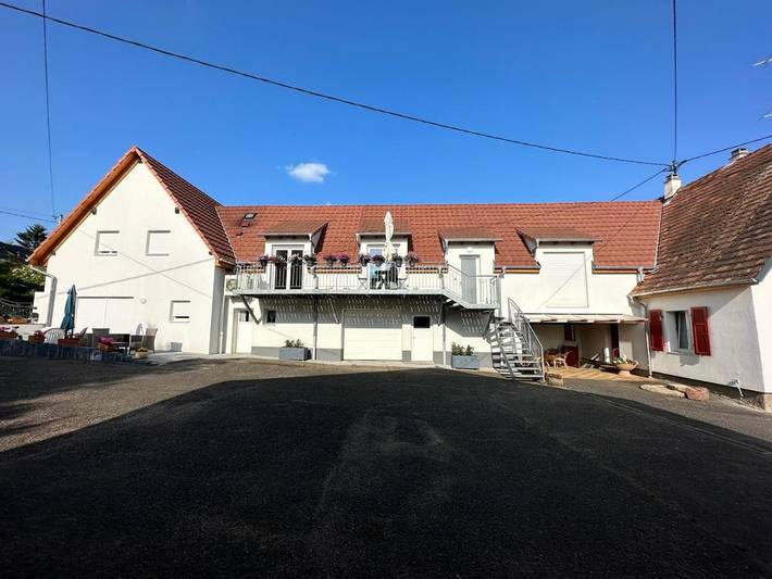 Gîte pour 4 personnes, avec jardin et vue à Gunstett