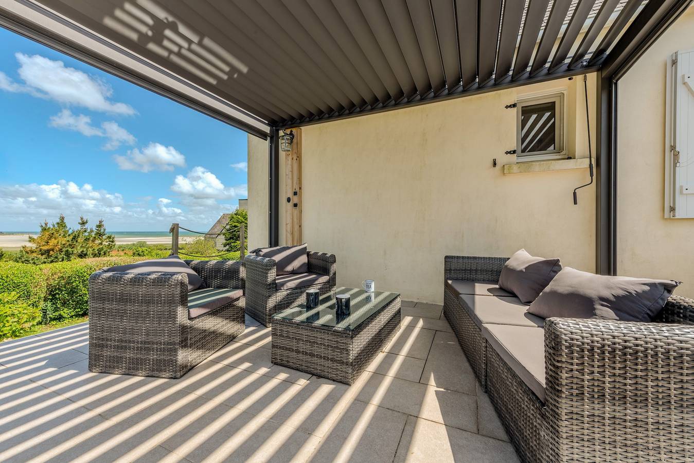 Villa 'Maison Vue Mer Avec Piscine' mit Meerblick, Privatem Pool und Wlan in Plouider, Brest und Umgebung