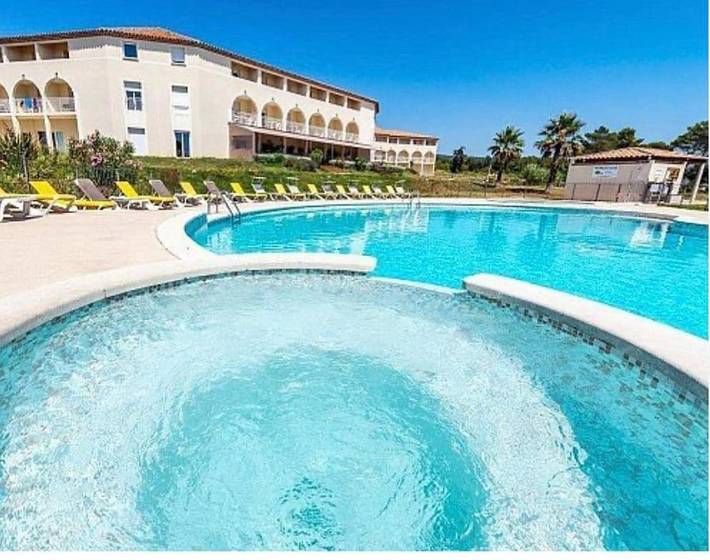 Maison de vacances pour 4 personnes, avec vue ainsi que piscine et terrasse