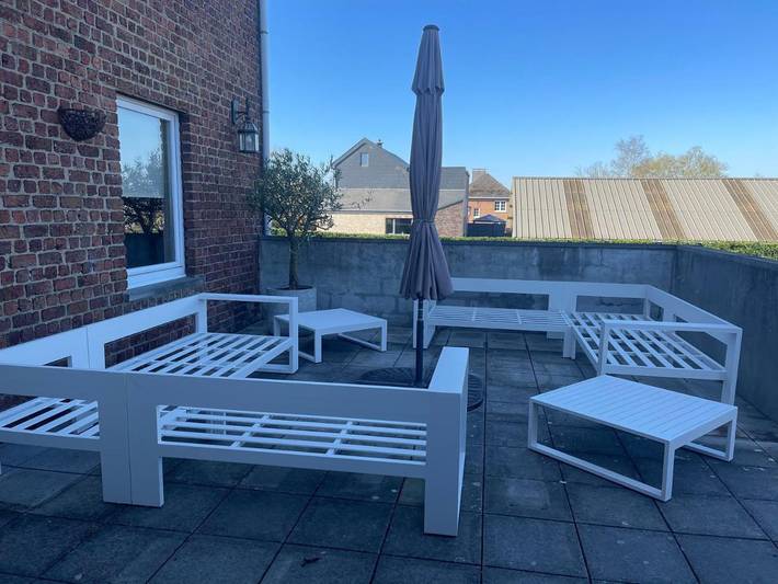 Location de vacances pour 12 personnes, avec vue ainsi que sauna et jardin, animaux acceptés dans Forrières - 4