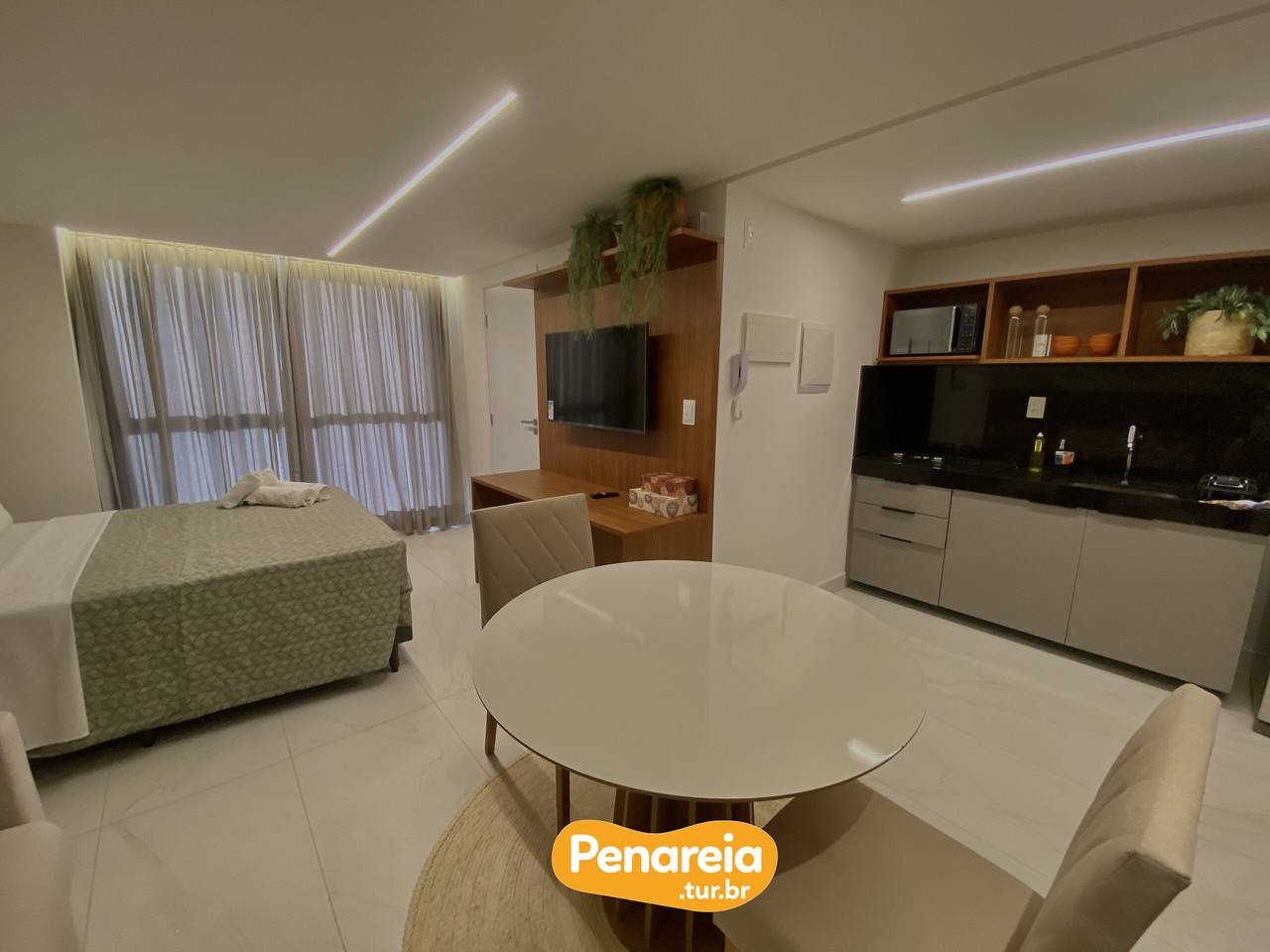 Geheel appartement, Vakantieappartement voor 4 personen met zwembad in Cabo Branco, João Pessoa (gemeente)