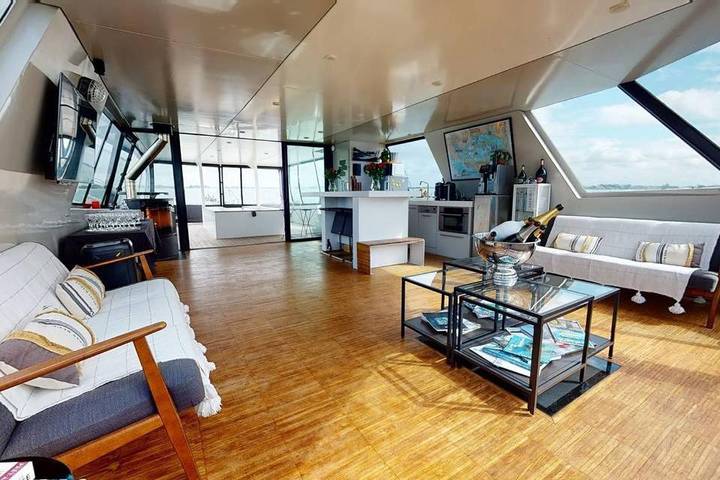 Bateau pour 6 personnes, avec balcon et vue en Bretagne - 2