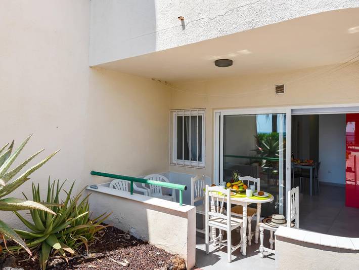 Ferienwohnung für 6 Personen, mit Balkon und Meerblick sowie Terrasse und Garten in Teneriffa Süd - 4