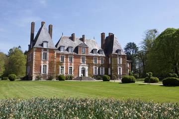 Château pour 28 personnes, avec jardin dans l' Eure