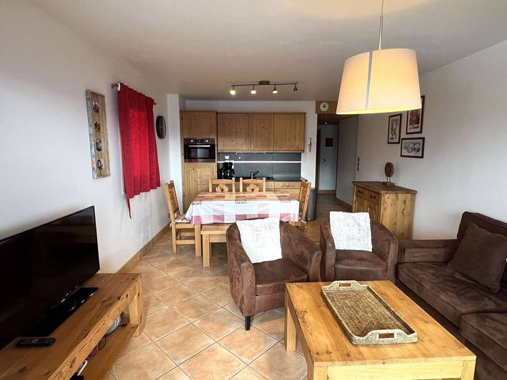 Gîte pour 7 personnes, avec Balcon et Piscine à Villard-sur-Doron