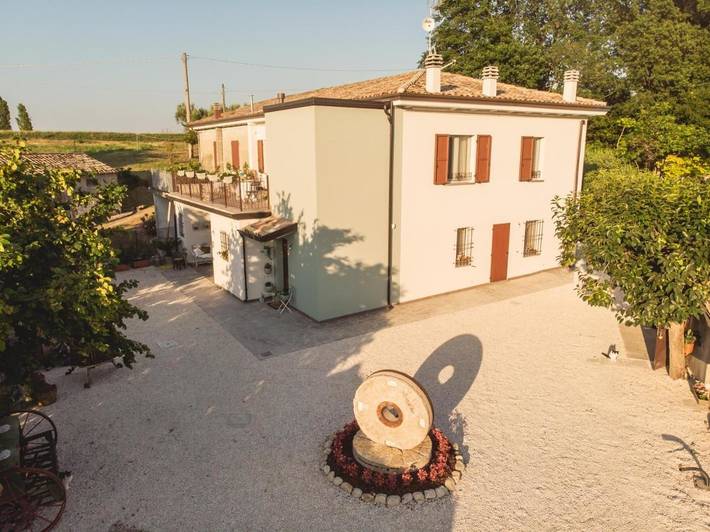Chambre d’hôte pour 2 personnes, avec vue ainsi que jardin et terrasse à San Giovanni in Marignano - 4