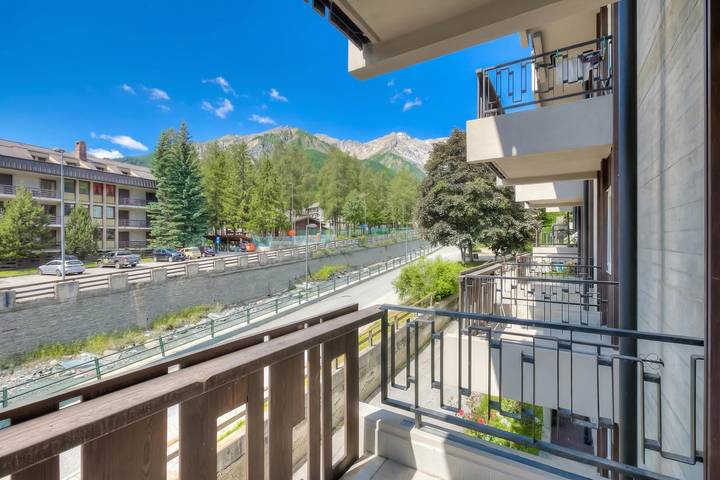 Gîte pour 4 personnes, avec balcon, adapté aux familles à Bardonnèche
