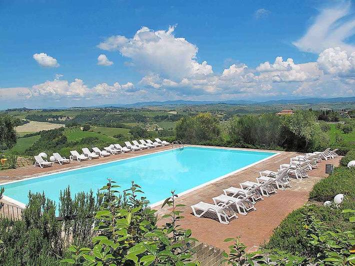Appartamento per 6 persone, con Giardino a Asciano