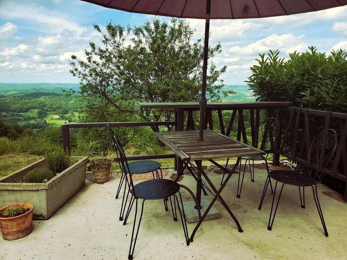 Maison de vacances pour 4 personnes, avec vue et balcon