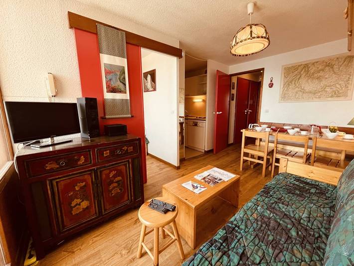 Gîte pour 5 personnes, avec balcon dans Station De Peisey Vallandry