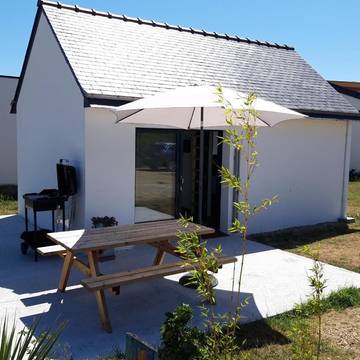 Gîte pour 4 personnes, avec vue et jardin dans Plage Kerminihy