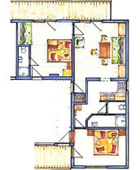 Ganze Ferienwohnung, Apartment/1 Schlafraum/Dusche, Wc in Maria Alm am Steinernen Meer, Maria Alm