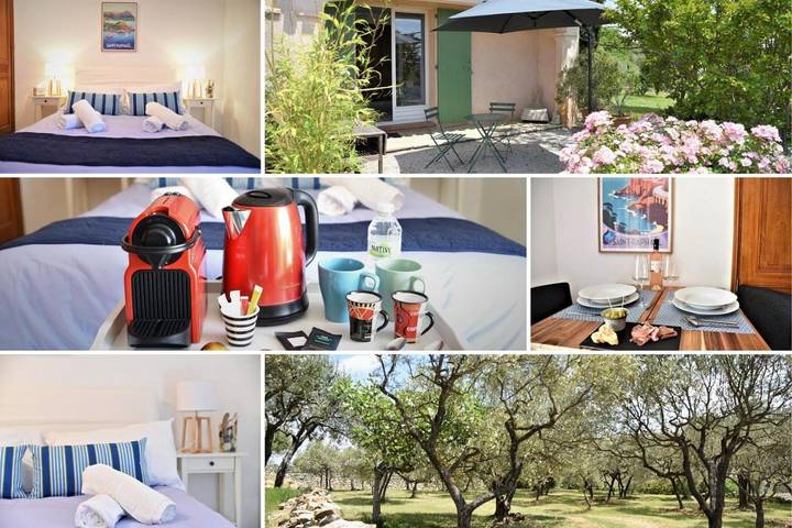 Location de vacances pour 2 personnes, avec piscine ainsi que vue et jardin à Tavernes - 3