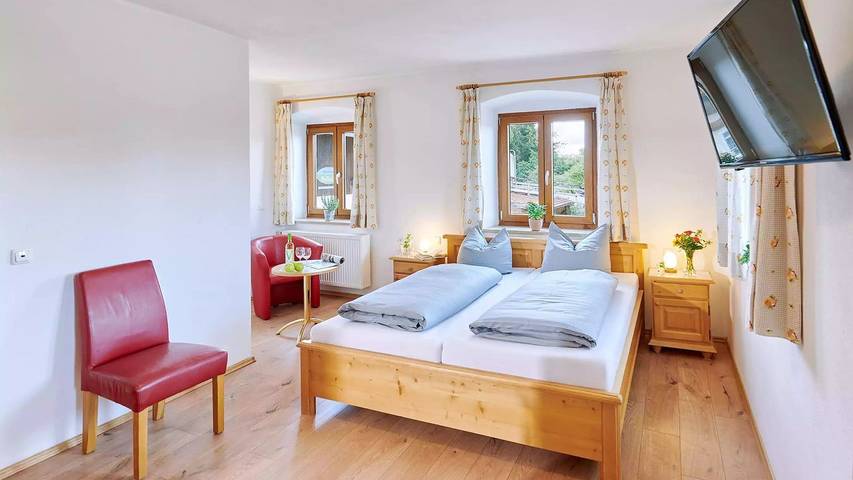 Bauernhof für 2 Personen, mit Garten und Sauna sowie Terrasse in Chieming