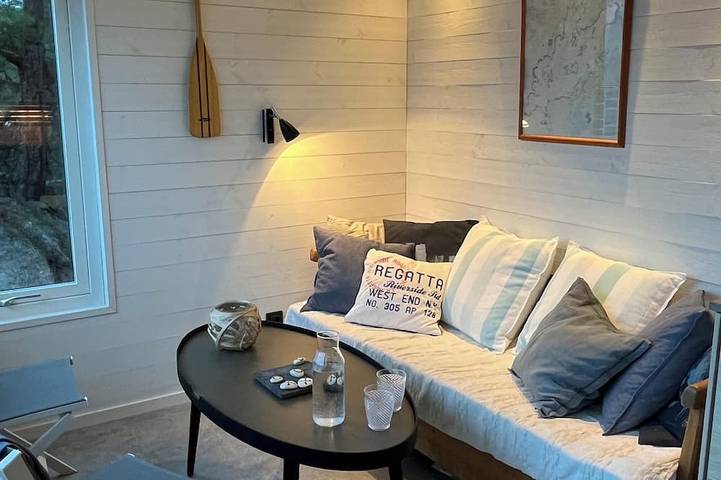 Atemberaubende  Seehütte mit spektakulärer Aussicht und privaten Badeplatz in Alingsås und Umgebung, Mjörn
