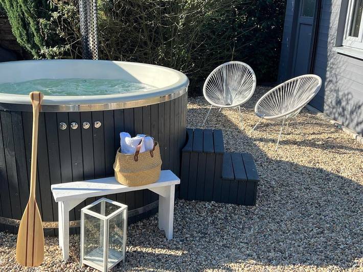Ferienhaus für 6 Personen, mit Balkon und Terrasse sowie Whirlpool und Garten in Wettringen