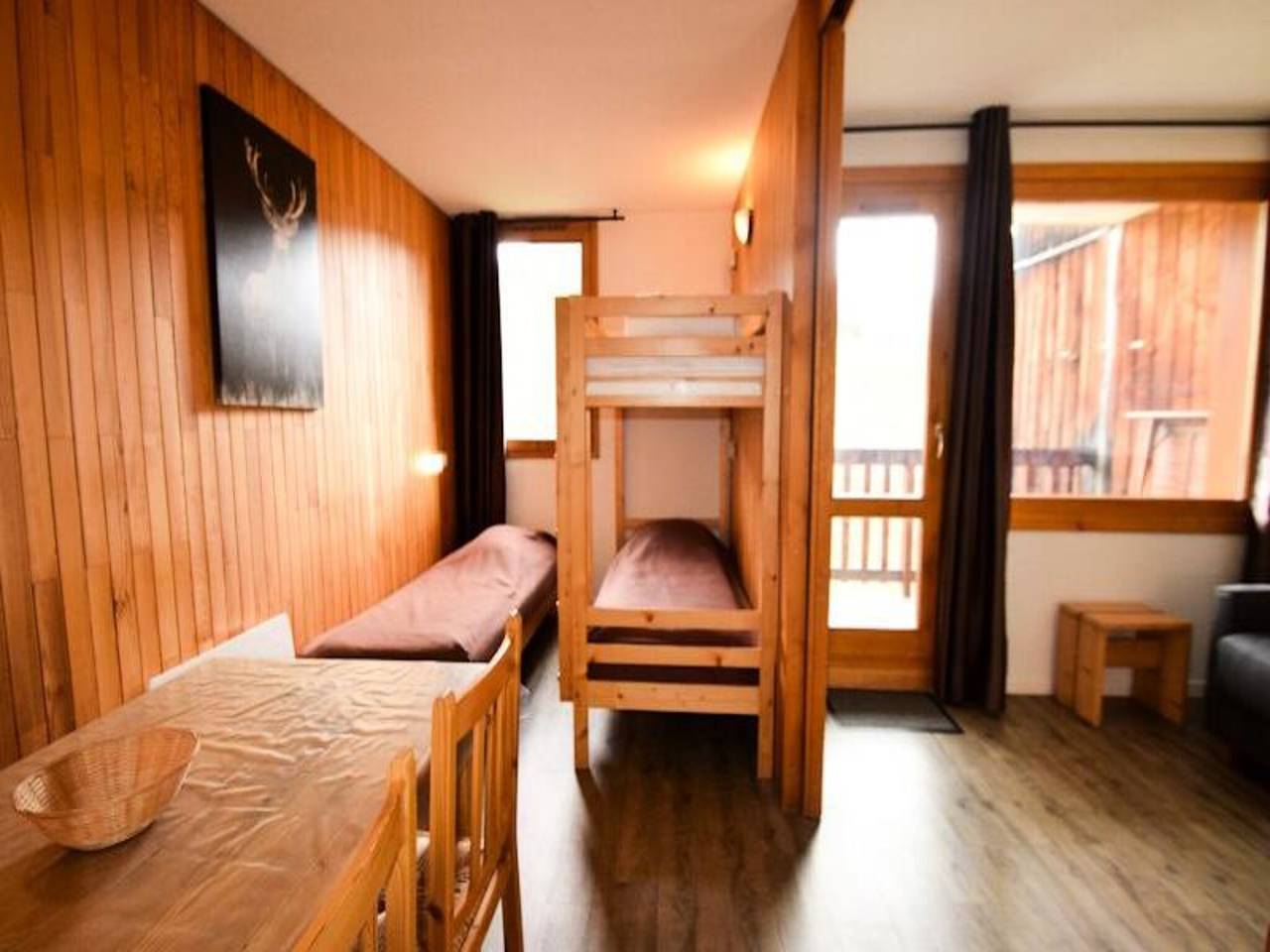 Appartement entier, Studio divisible 4/5 pers - Wifi - Le Sapporo - Plagne Villages in Plagne Villages, La Plagne-Tarentaise