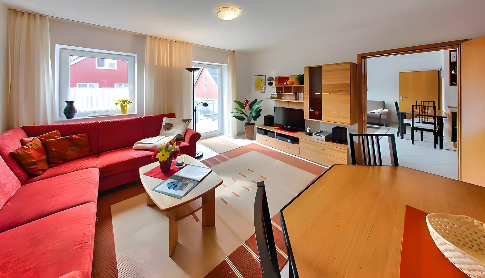Ganze Wohnung, Ferienwohnung Tannenblick 3-2" mit Gemeinschaftsgarten, Balkon und Wi-Fi in Oberhof, Rennsteig