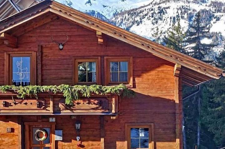 Chalet für 5 Personen, mit Balkon und Garten, mit Haustier