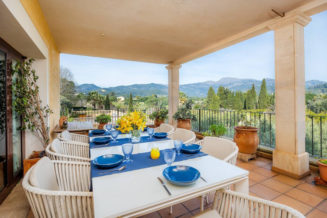 Maison de vacances « El Olivar » avec vue sur la montagne, Wi-Fi et climatisation in Selva, Majorque l'intérieur des terres