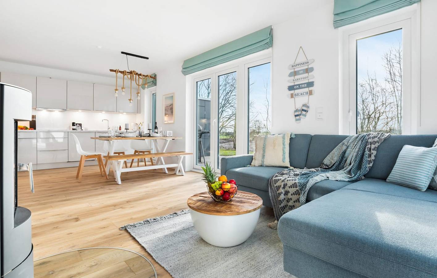 Ganze Ferienwohnung, Appartement am Strand mit Terrasse und Parkplatz, 1 km zum Strand in Olpenitz, Kappeln