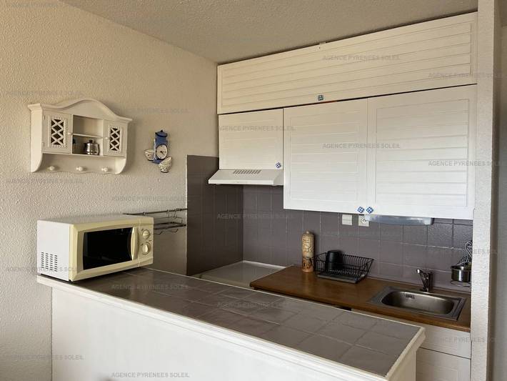 Gîte pour 3 personnes, avec balcon et vue sur le lac, animaux acceptés à Les Angles - 3