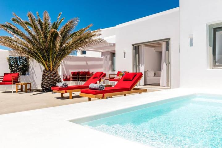 Hôtel pour 2 personnes, avec Balcon et Terrasse ainsi que Jardin et Piscine
