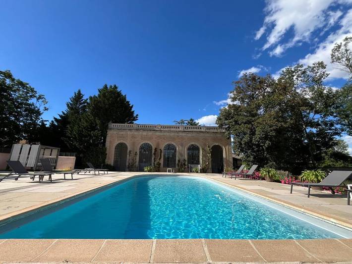 Location de vacances pour 8 personnes, avec jardin et piscine à Saint-Lager - 3