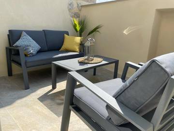 Gîte pour 3 personnes, avec balcon et vue à Roubia